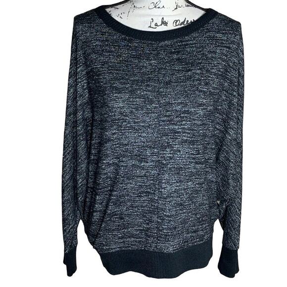 GAP black dark gray dolman sleeve sweater XS - Picture 1 of 5